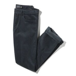 BURLINGTON CORDUROY 5 POCKET PANTS - SLATE GREY (NWT)
